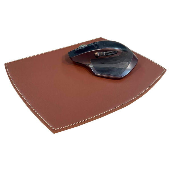 dacasso Rustic Brown Leather Mouse Pad