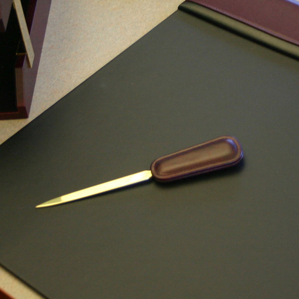 Dacasso Two-Toned Leather Letter Opener