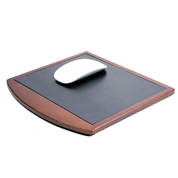 dacasso Walnut & Leather Mouse Pad