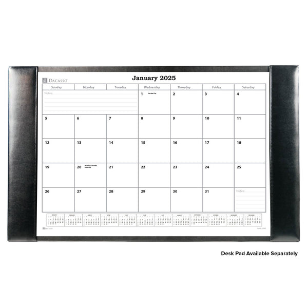 Dacasso Desk Pad Monthly Calendar Insert 28.75" X 16.75"