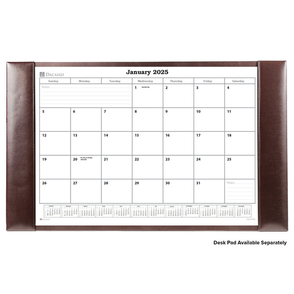 Dacasso Desk Pad Monthly Calendar Insert 28.75" X 16.75"