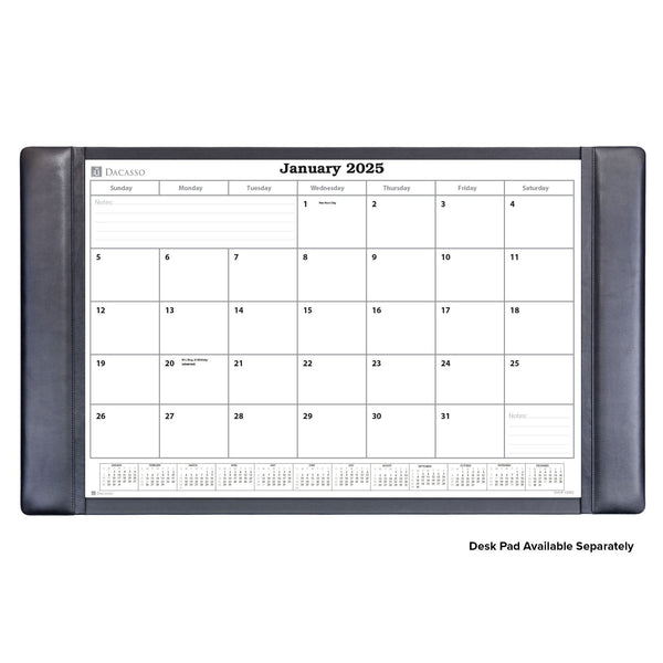 Dacasso Desk Pad Monthly Calendar Insert 32.875 X 18.875