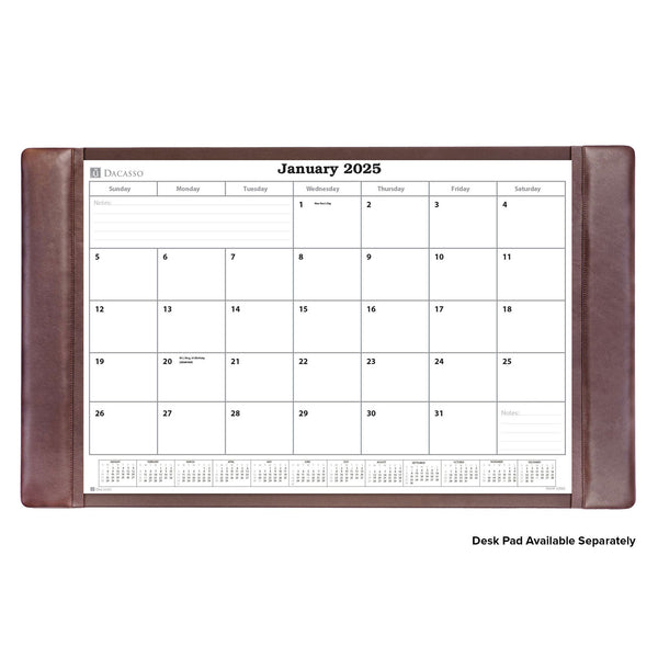 Dacasso Desk Pad Monthly Calendar Insert 32.875 X 18.875