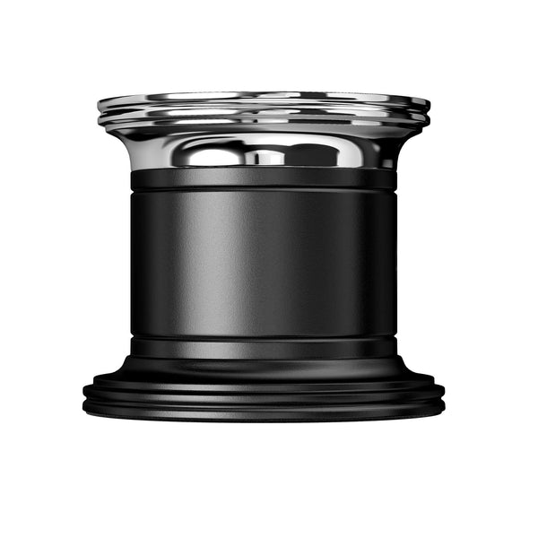 dacasso El Casco Chrome And Black Magnetic Paper Clip Pot