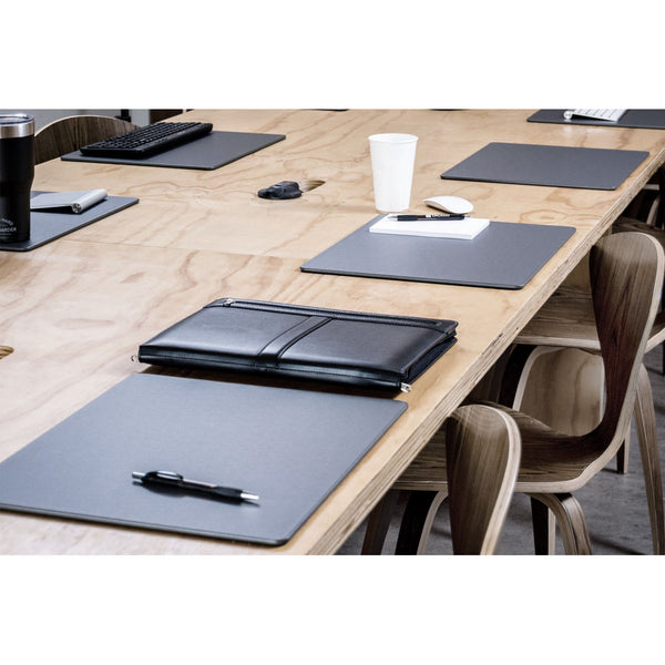 Dacasso Gray Leatherette 17 X 14 Conference Table Pad