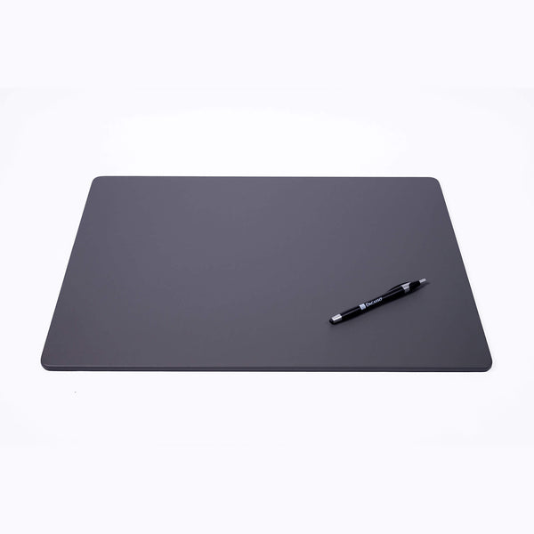 Dacasso Gray Leatherette 20" X 16" Conference Table Pad