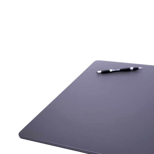Dacasso Gray Leatherette 24" X 19" Conference Table Pad
