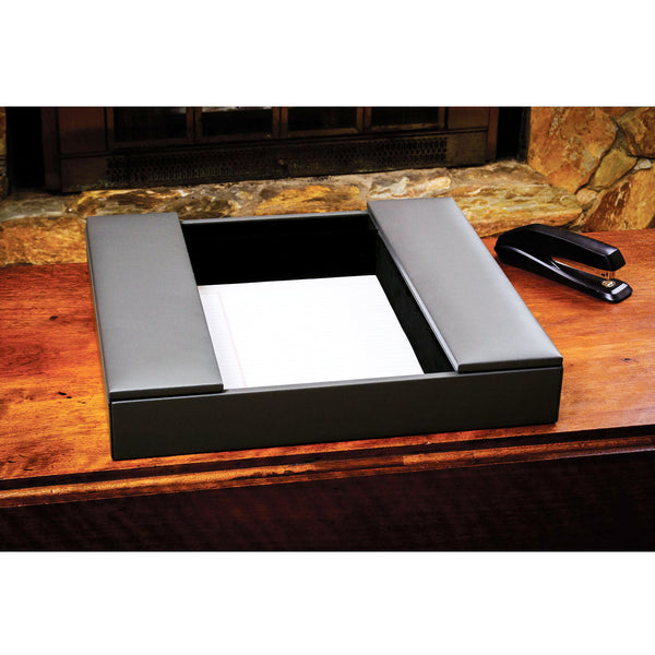 Dacasso Gray Leatherette Enhanced Conference Room Organizer