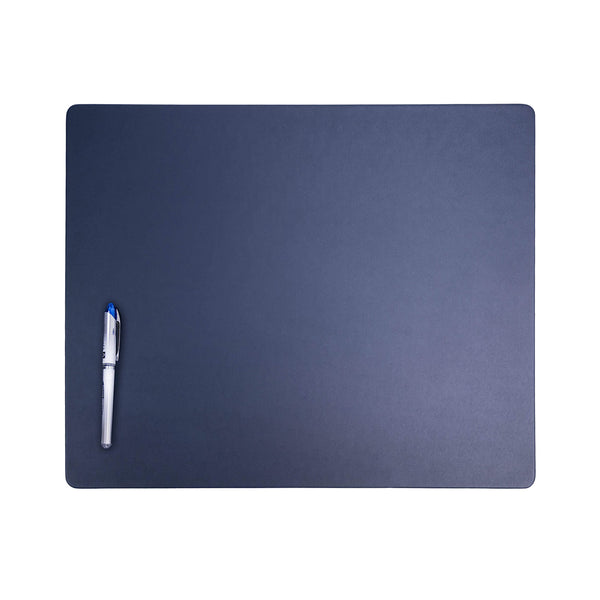 dacasso Navy Blue Leather 17 x 14 Conference Table Pad