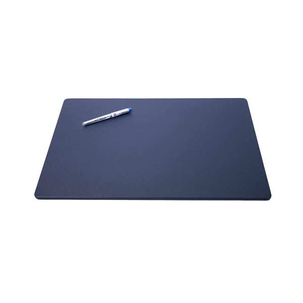 Dacasso Navy Blue Leatherette 20" X 16" Conference Table Pad