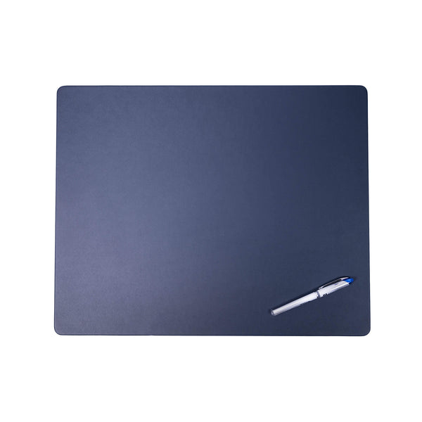dacasso Navy Blue Leatherette 20" x 16" Conference Table Pad