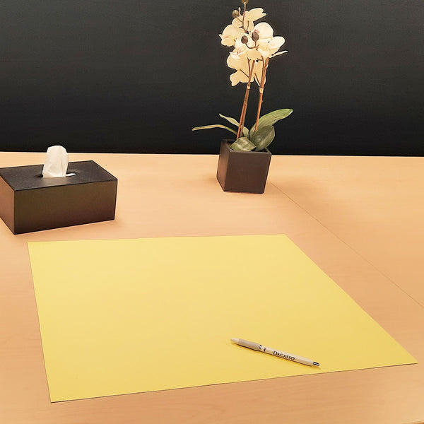 Dacasso Pastel Yellow 24" X 19" Blotter Paper Pack (5pk)