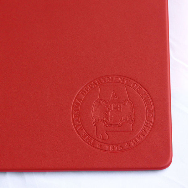 Dacasso Red Leatherette 20 X 16 Conference Table Pad