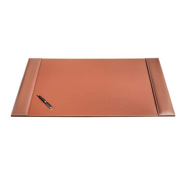 dacasso Rustic Brown Leather 34 x 20 Side-Rail Desk Pad