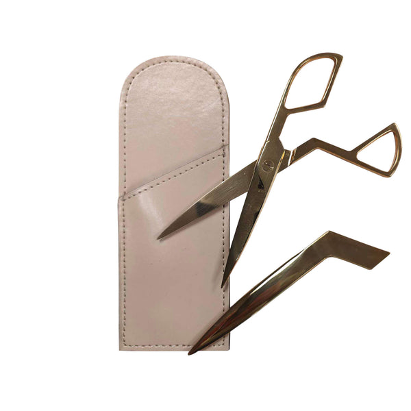 Dacasso White Latte Bonded Leather Mini Library Set