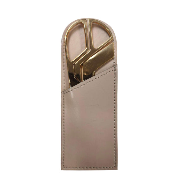 dacasso White Latte Bonded Leather Mini Library Set