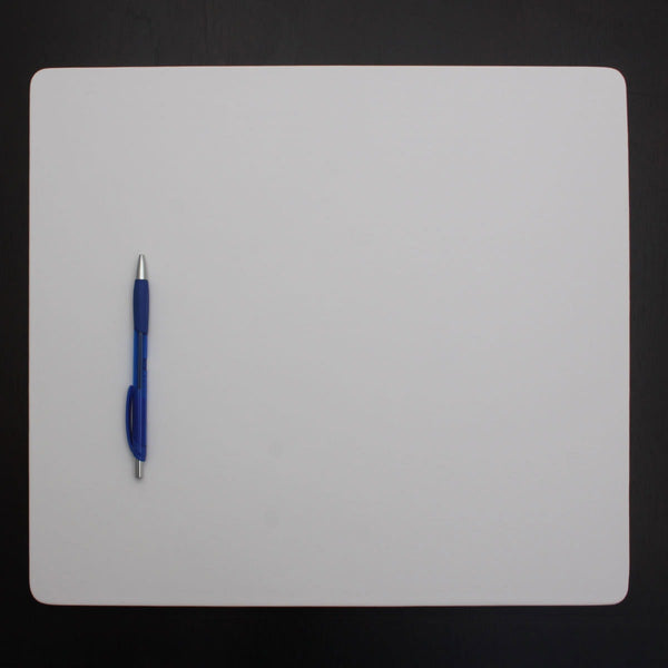 Dacasso White Leatherette 17 X 14 Conference Table Pad