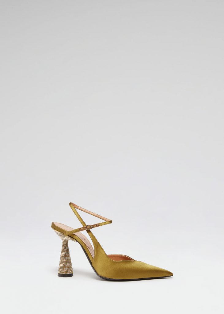 d'accori Arya Pumps Gold Sand