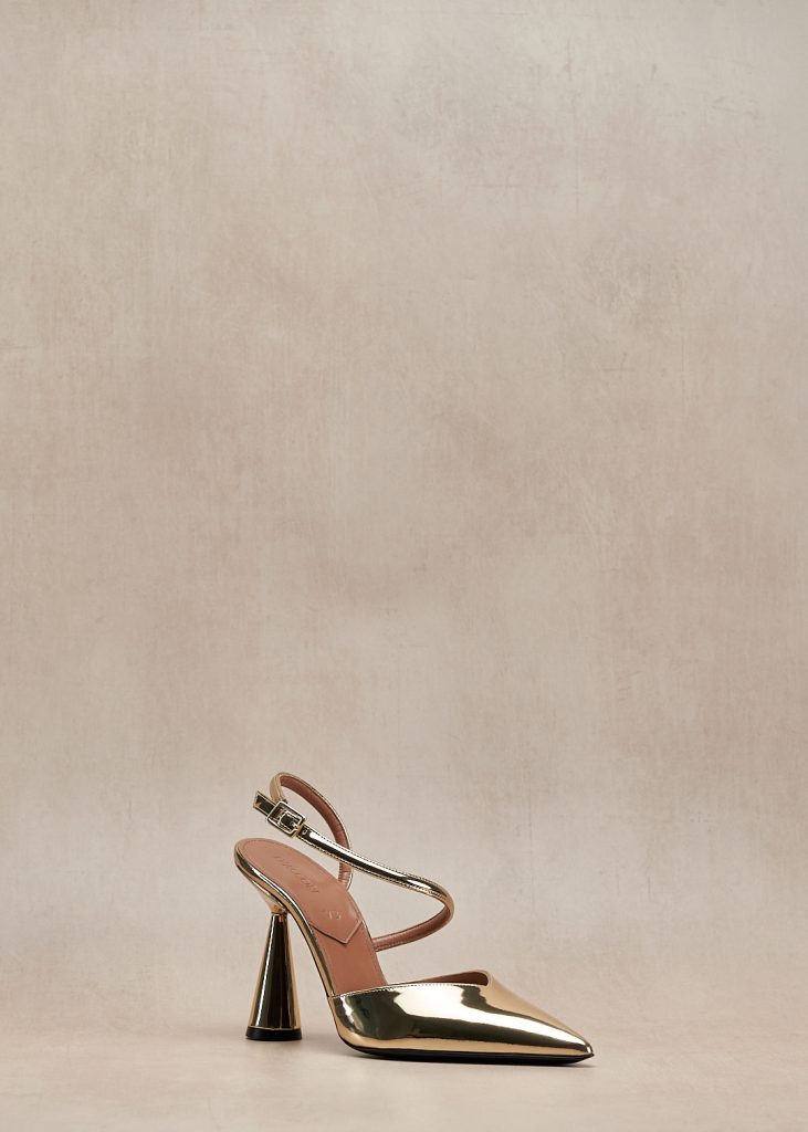 D'accori Arya Pumps Liquid Gold