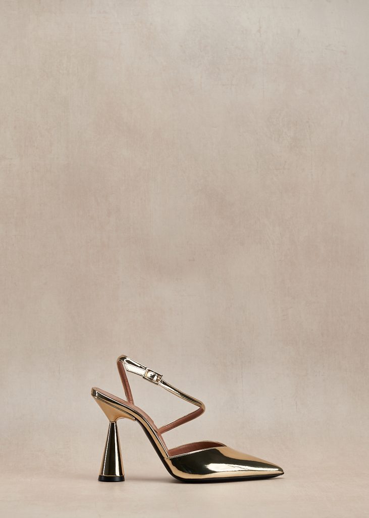 d'accori Arya Pumps Liquid Gold