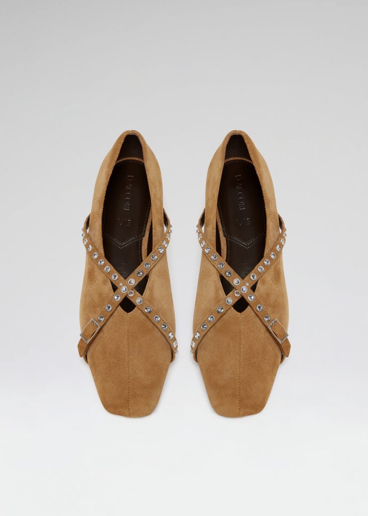 D'accori Cara Ballet Flats COGNAC