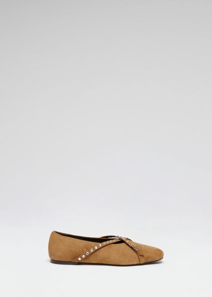 d'accori Cara Ballet Flats COGNAC