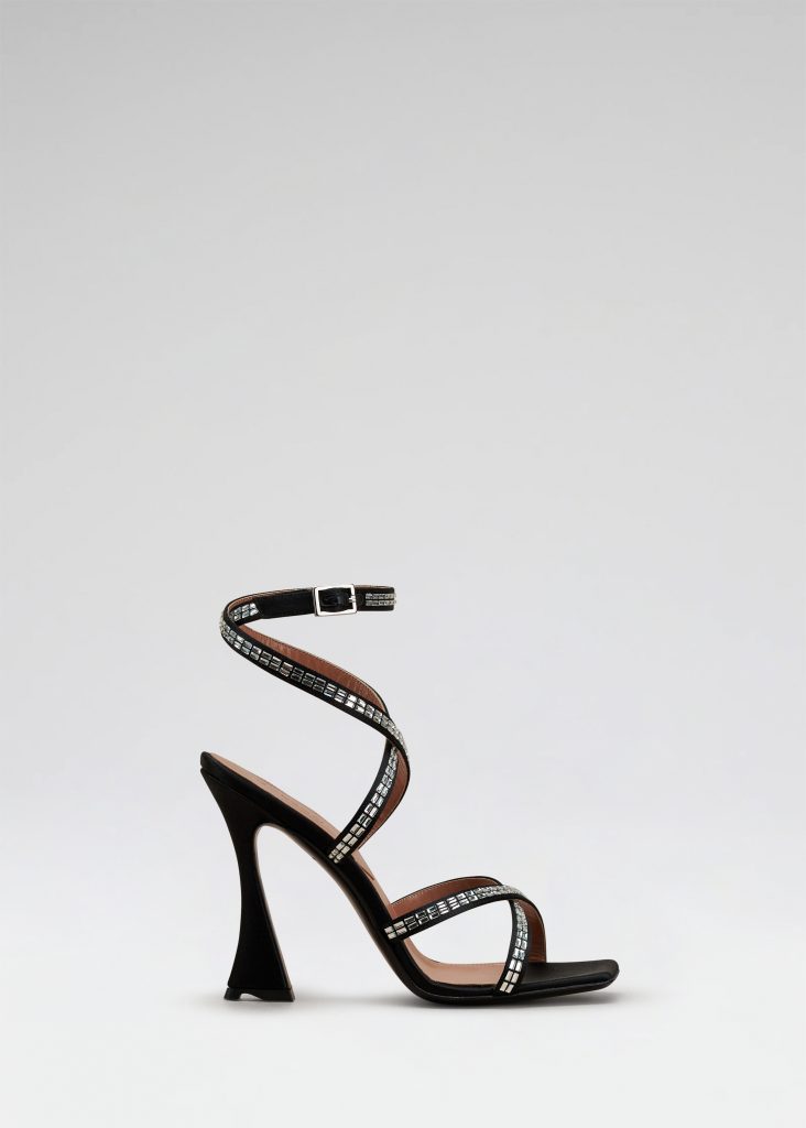 d'accori Carre Sandals 85 Noir