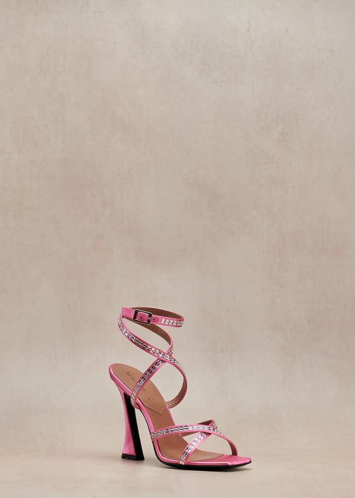 D'accori Carre Sandals Powder Pink