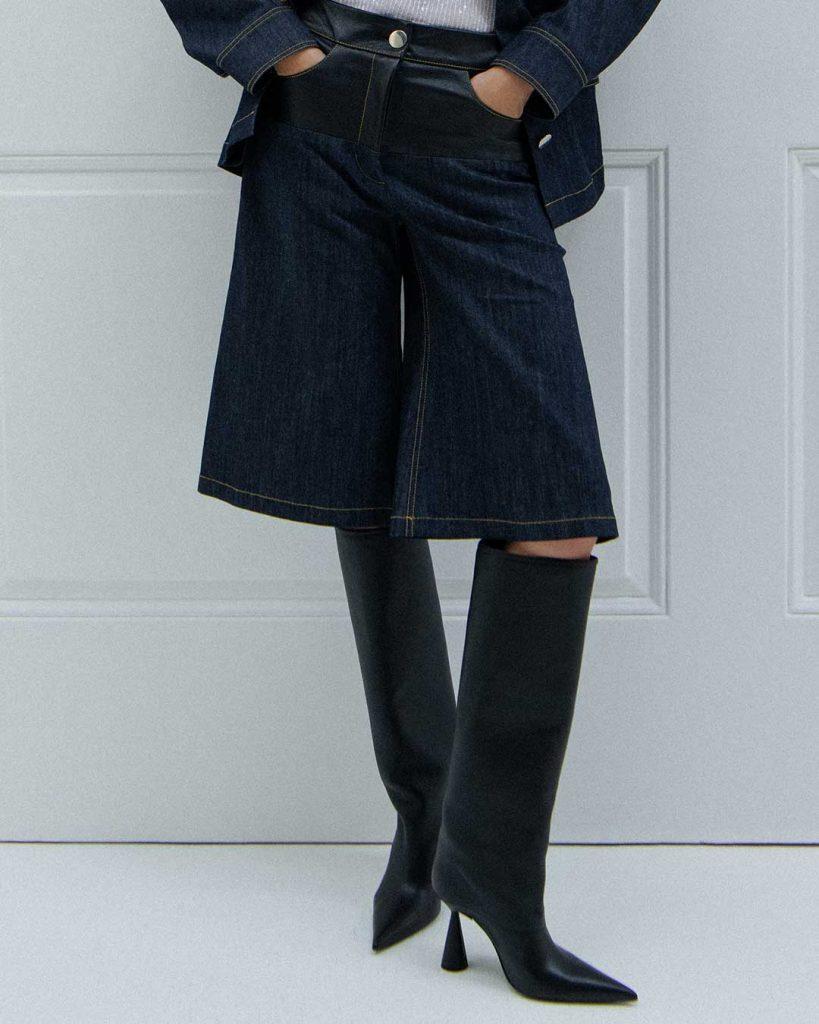 D'accori Chiara Shorts Midnight Blue