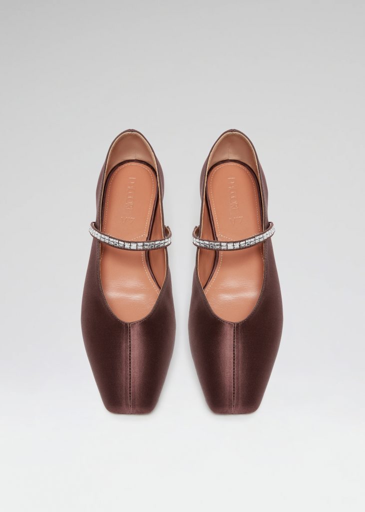 D'accori Cleo Ballet Espresso Brown