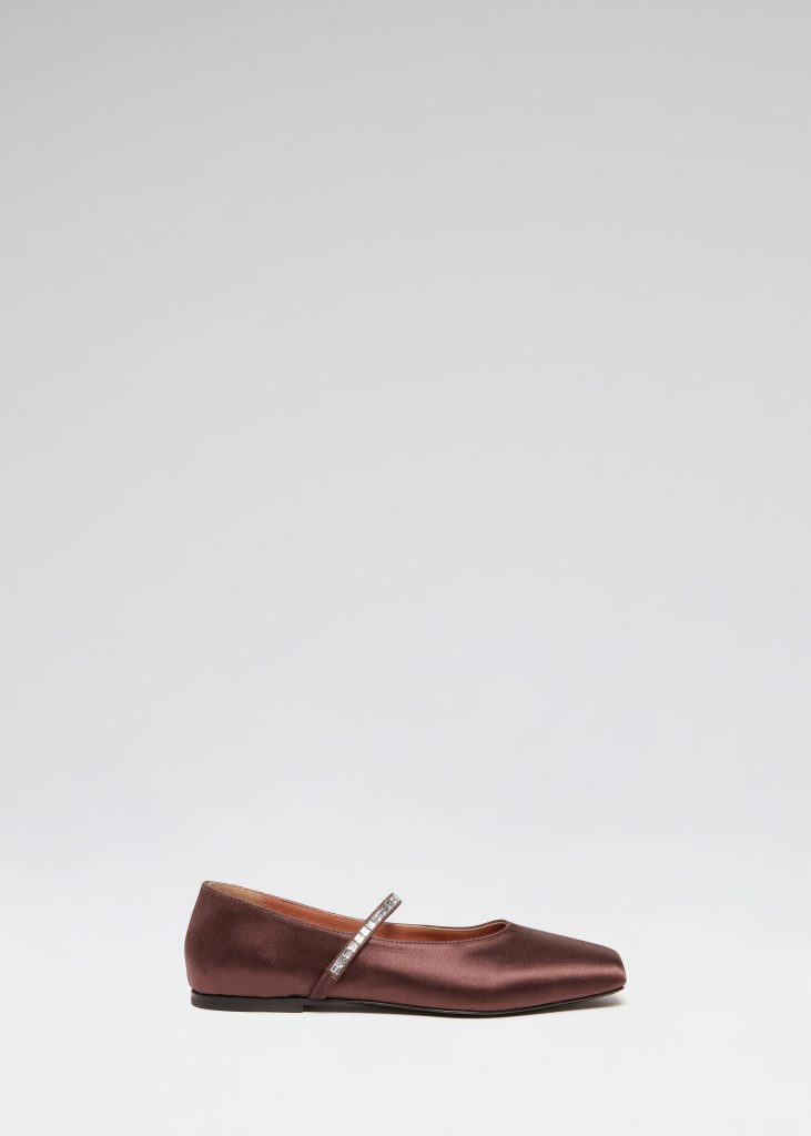 d'accori Cleo Ballet Espresso Brown