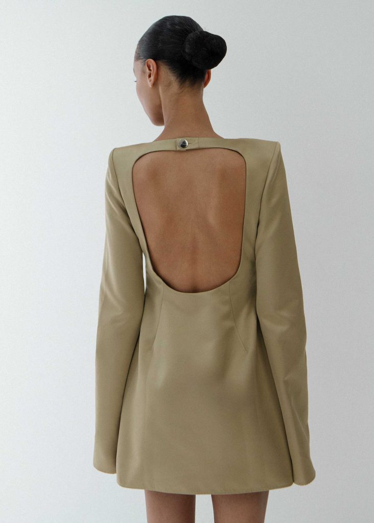 D'accori Colette Dress Gold Sand