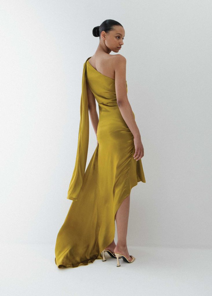 D'accori Ethel Dress Gold Sand