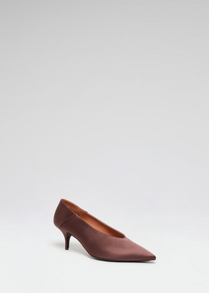 D'accori Flower Pumps Espresso Brown