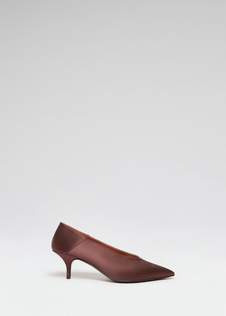 d'accori Flower Pumps Espresso Brown