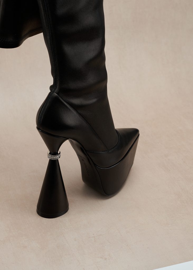 d'accori Ivy Boots Pure Black