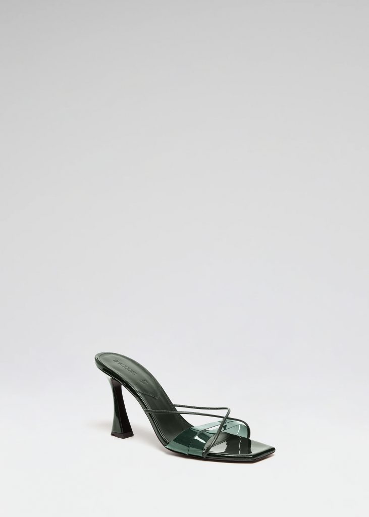 D'accori Lust Mules 85 Emerald Green