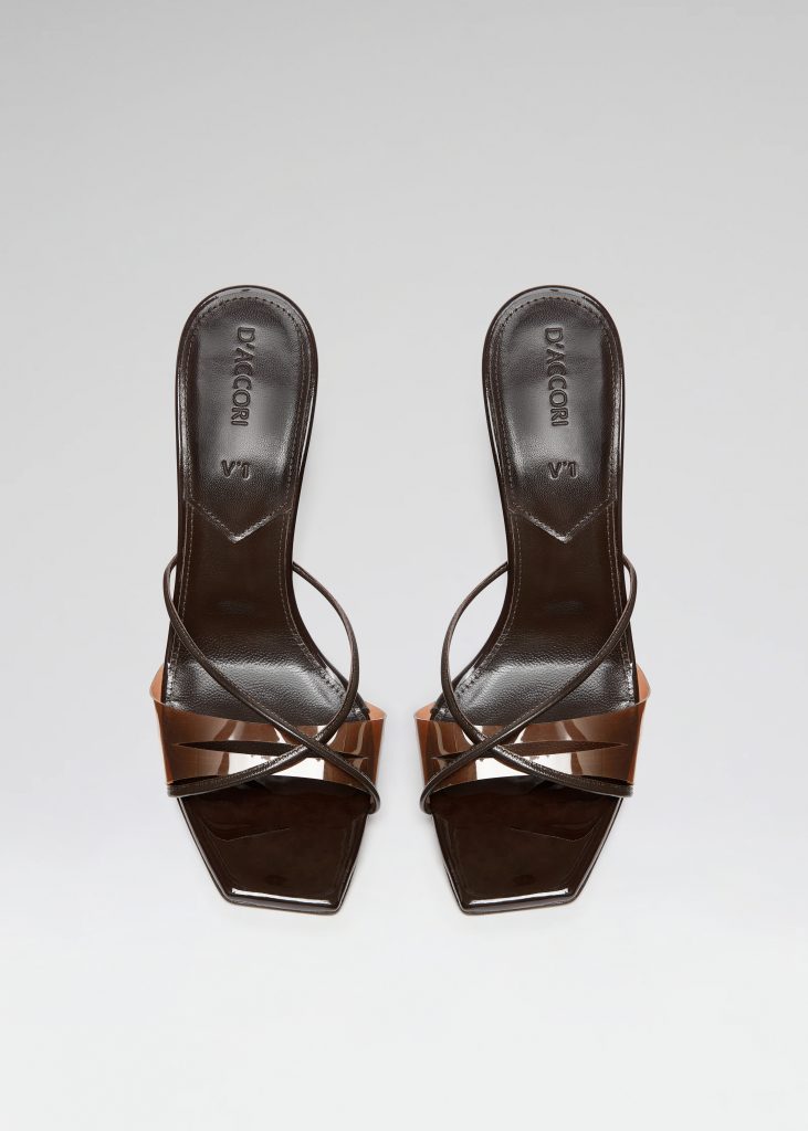 D'accori Lust Mules 85 Espresso Brown