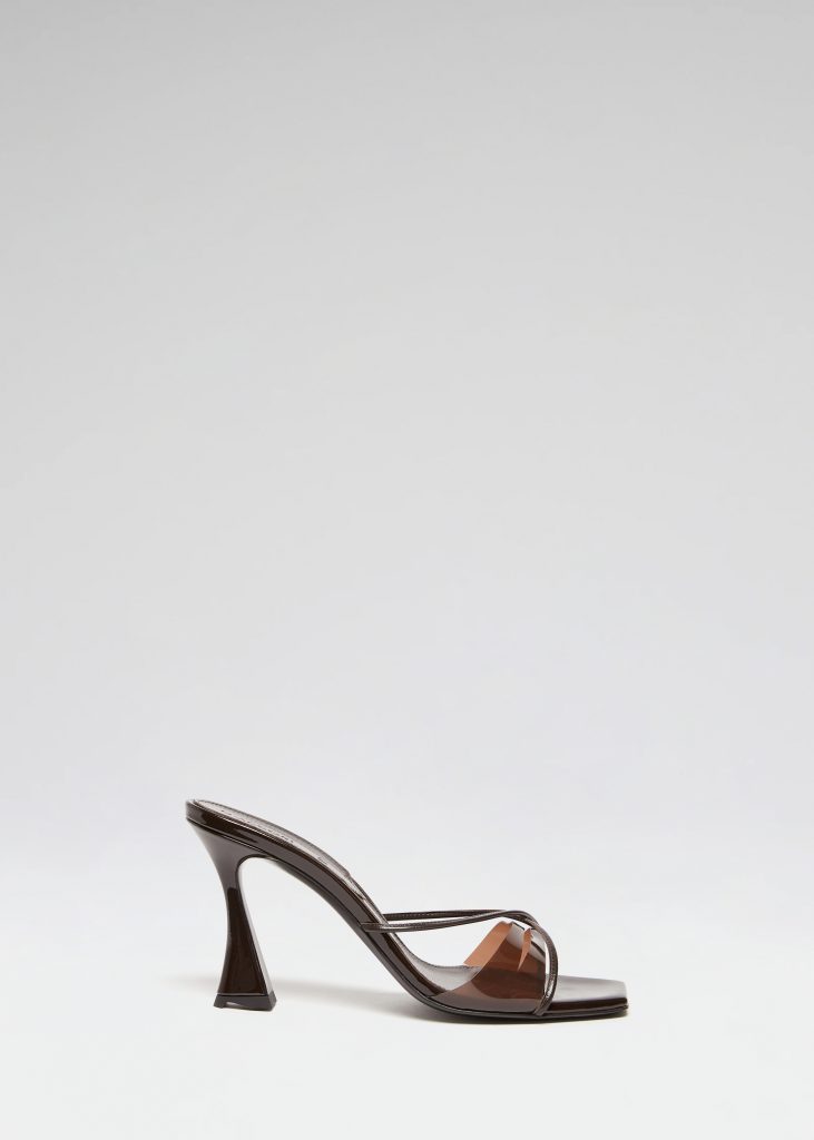 d'accori Lust Mules 85 Espresso Brown