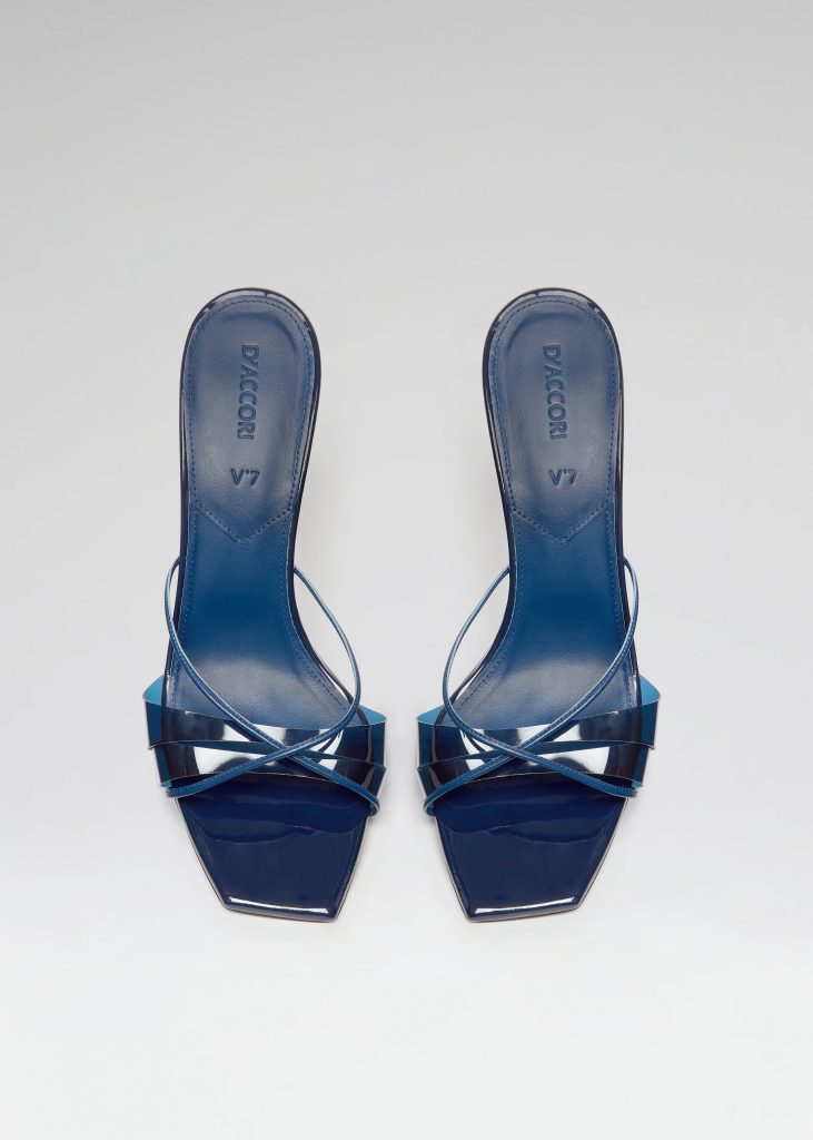 D'accori Lust Mules 85 Paradise Blue