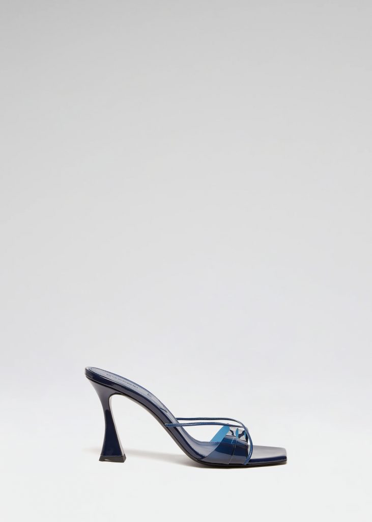 d'accori Lust Mules 85 Paradise Blue