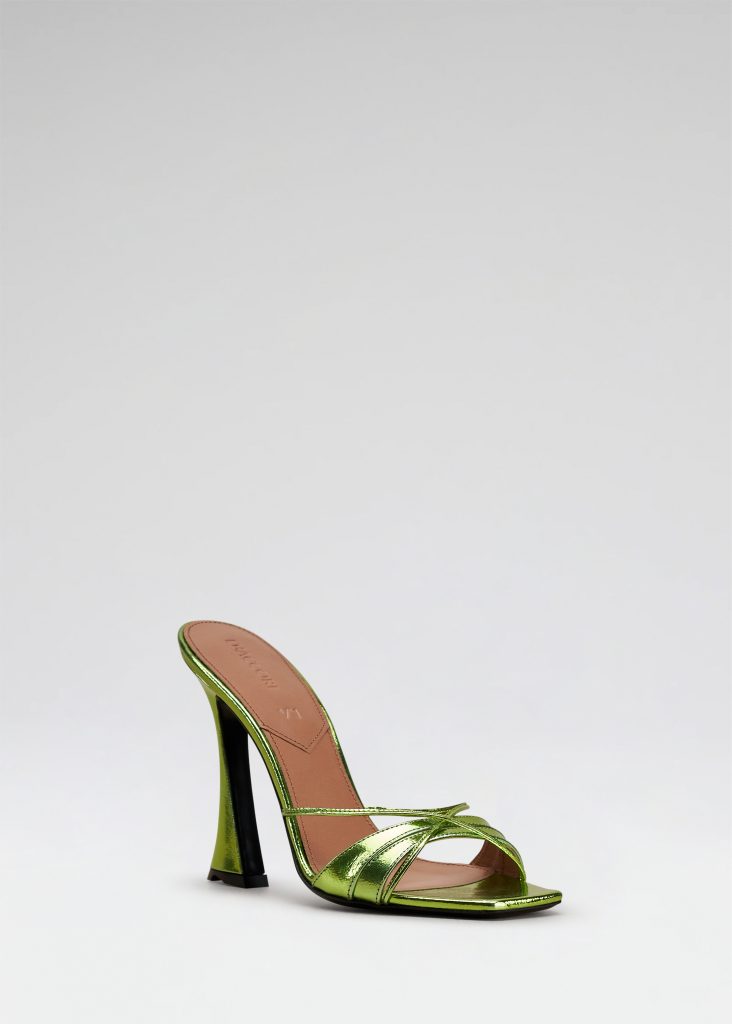 D'accori Lust Mules Chameleon Green