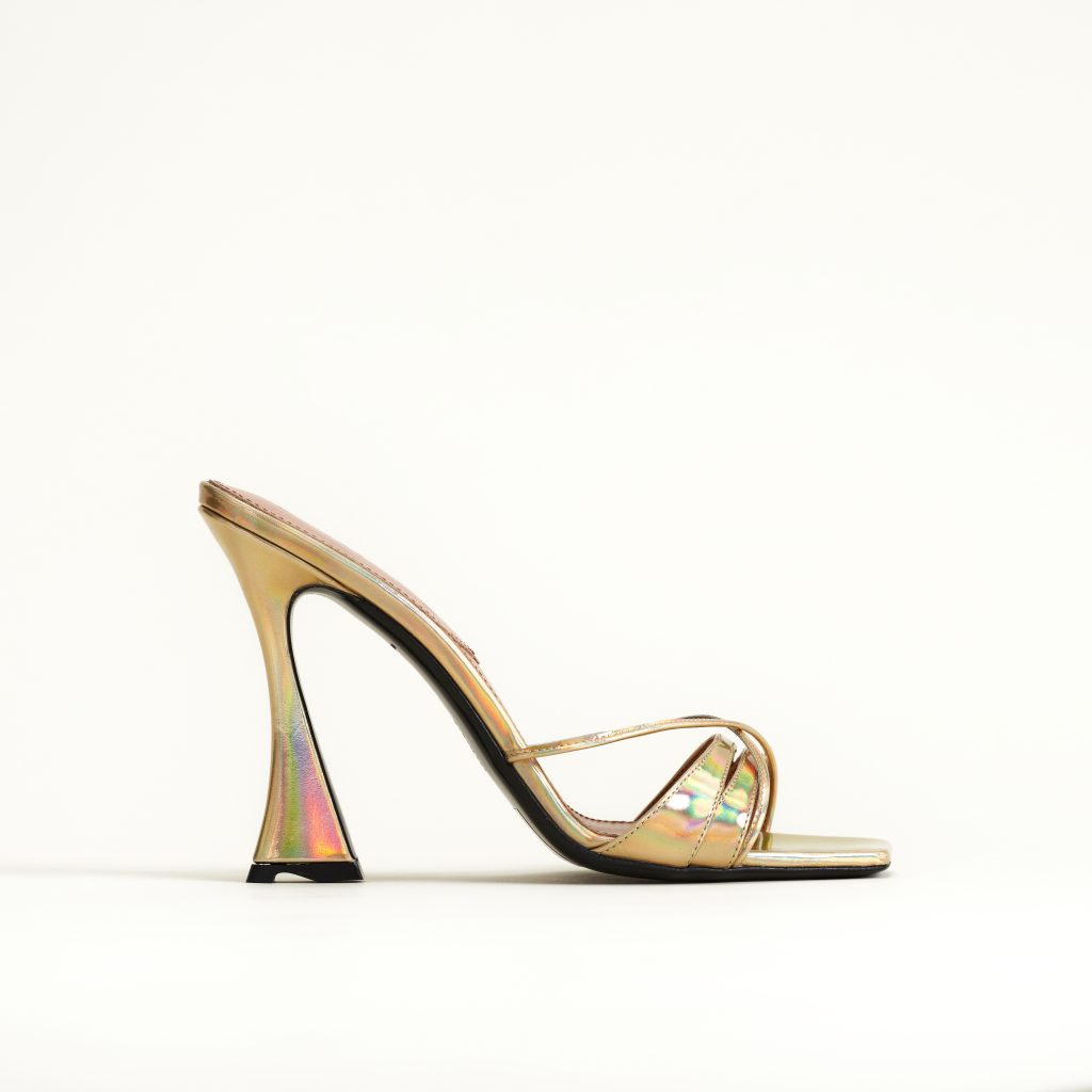 d'accori Lust Mules Glitter Not Gold