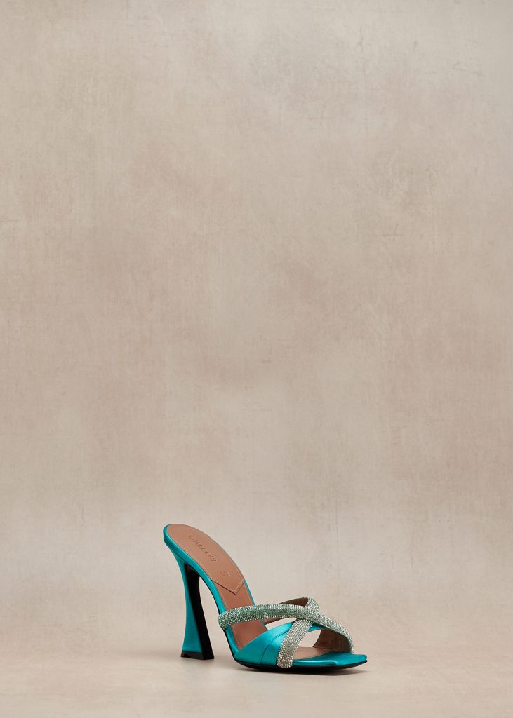 D'accori Lust Mules Pool Blue