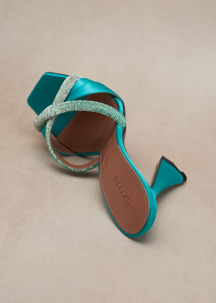 D'accori Lust Mules Pool Blue