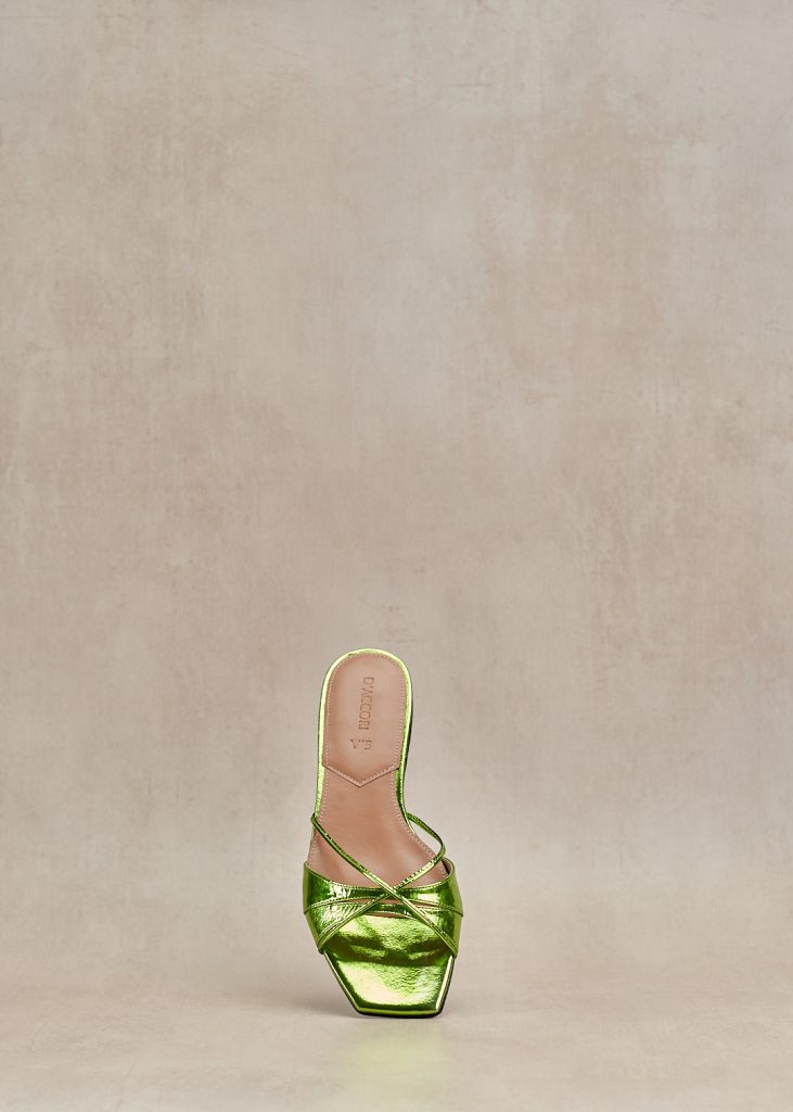 D'accori Lust Slides Chameleon Green