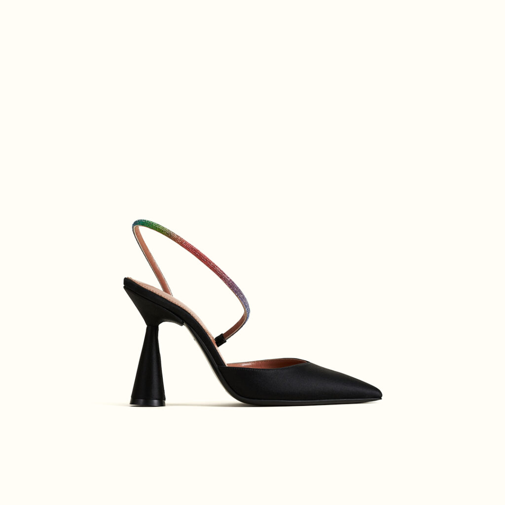 d'accori Saturn Slingback Black Medley