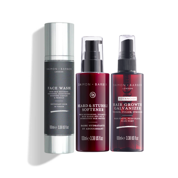 daimon barber Beard Growth Trio