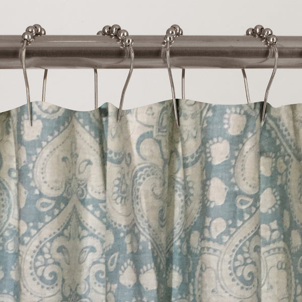 Dainty Home Dainty Home 100% Cotton Printed Medallion Designed 70" X 72" Shower Curtain