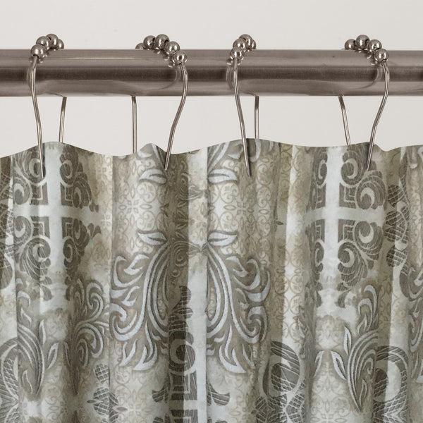 Dainty Home Dainty Home 100% Cotton Printed Mosaic Designed 70" X 72" Shower Curtain
